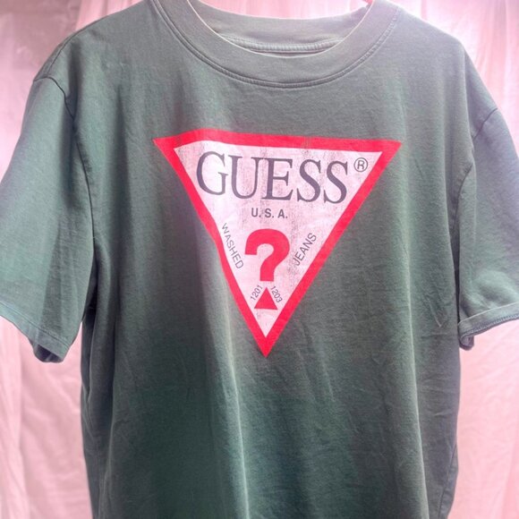 Guess tshirt medium green - Picture 3 of 5